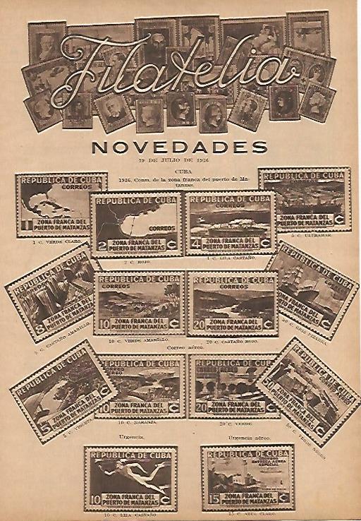 LAMINA BLANCO Y NEGRO 7966: Novedades de Filatelia de Cuba