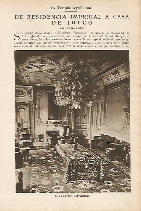 LAMINA BLANCO Y NEGRO 7979: Sala de fumar del Yildiz Kiosk en Estambul