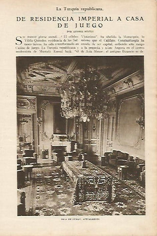 LAMINA BLANCO Y NEGRO 7979: Sala de fumar del Yildiz Kiosk en Estambul