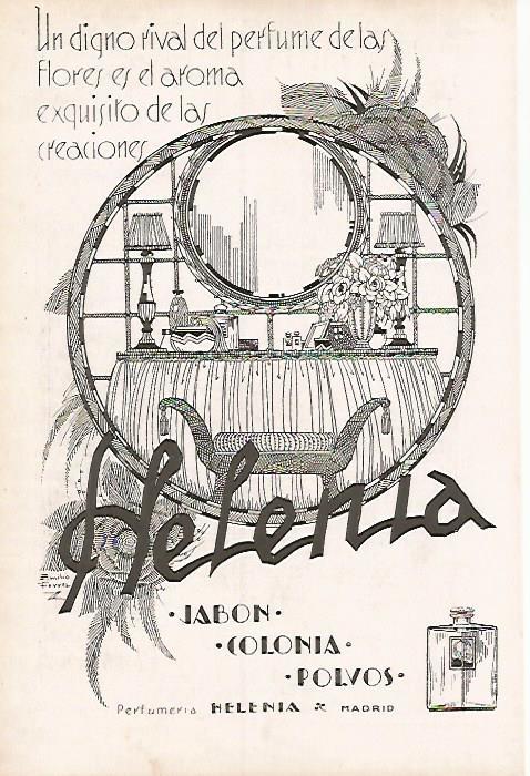 LAMINA BLANCO Y NEGRO 7996: Publicidad de Helenia en Madrid