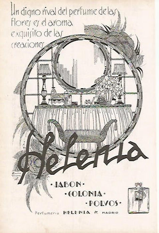 LAMINA BLANCO Y NEGRO 7996: Publicidad de Helenia en Madrid