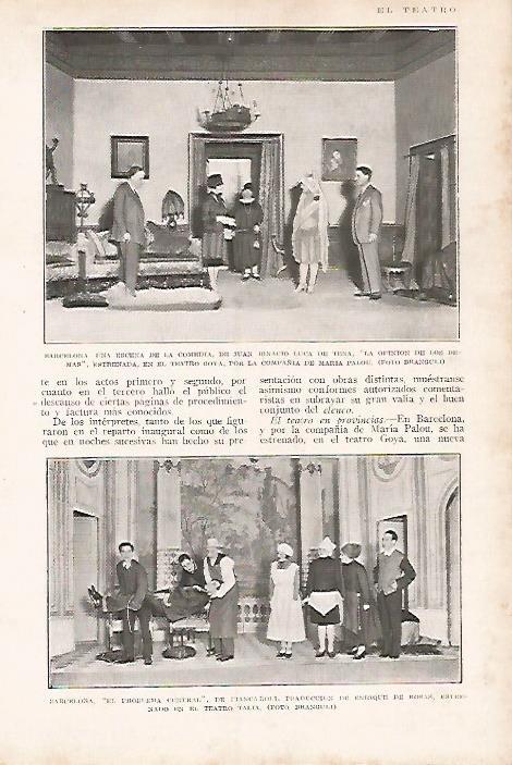 LAMINA BLANCO Y NEGRO 8000: Teatro Goya en Barcelona