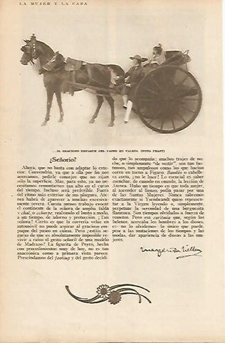LAMINA BLANCO Y NEGRO 8008: Calesa foto de Prast