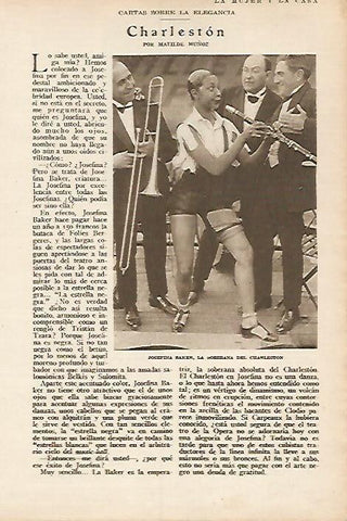 LAMINA BLANCO Y NEGRO 8009: Josephina Baker