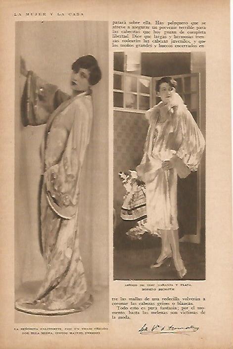 LAMINA BLANCO Y NEGRO 8022: La señorita Falconetti foto de M. Freres