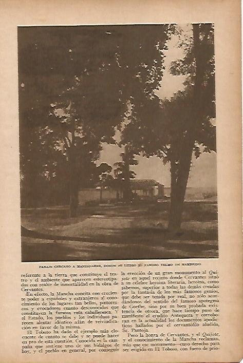 LAMINA BLANCO Y NEGRO 8049: Paraje cercano a Manzanares