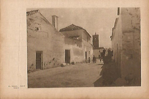 LAMINA BLANCO Y NEGRO 8050: Calle de El Toboso