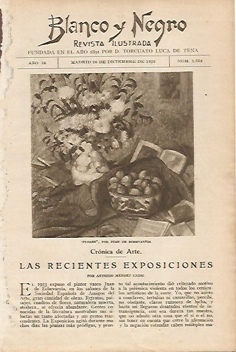 LAMINA BLANCO Y NEGRO 8062: Portada del numero 1858