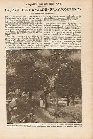 LAMINA BLANCO Y NEGRO 8066: Monasterio de San Quirce en Valladolid