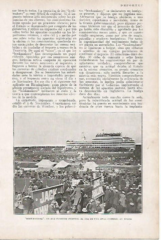LAMINA BLANCO Y NEGRO 8087: Bookmakers en Epsom