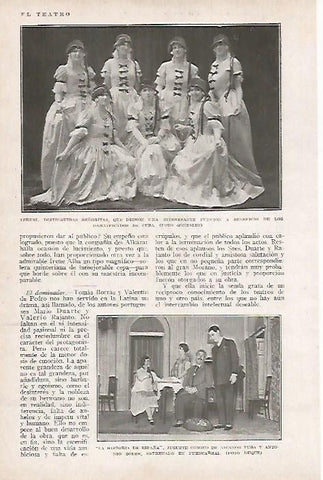 LAMINA BLANCO Y NEGRO 8090: Teatro benefico en Teruel