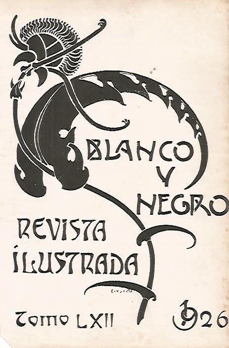 LAMINA BLANCO Y NEGRO 8103: Portada de Blanco y Negro Tomo LXII