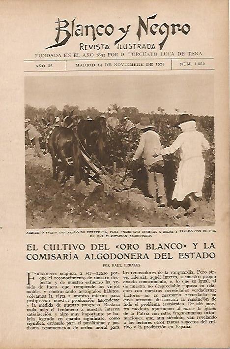 LAMINA BLANCO Y NEGRO 8105: Portada del numero 1852