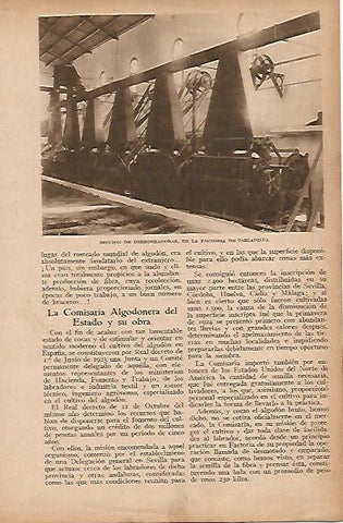 LAMINA BLANCO Y NEGRO 8107: Factoria de algodon de Tabladilla