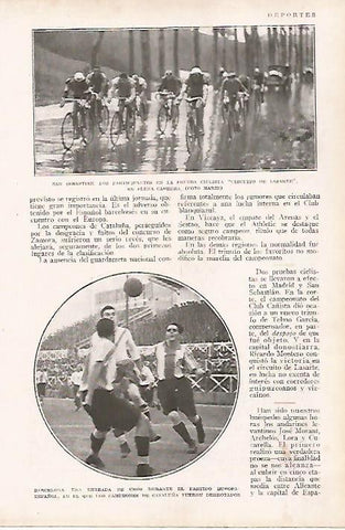 LAMINA BLANCO Y NEGRO 8134: Prueba Circuito de Lasarte en San Sebastian