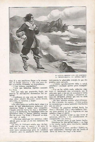LAMINA BLANCO Y NEGRO 8163: Dibujo de A. Lozano Sidro
