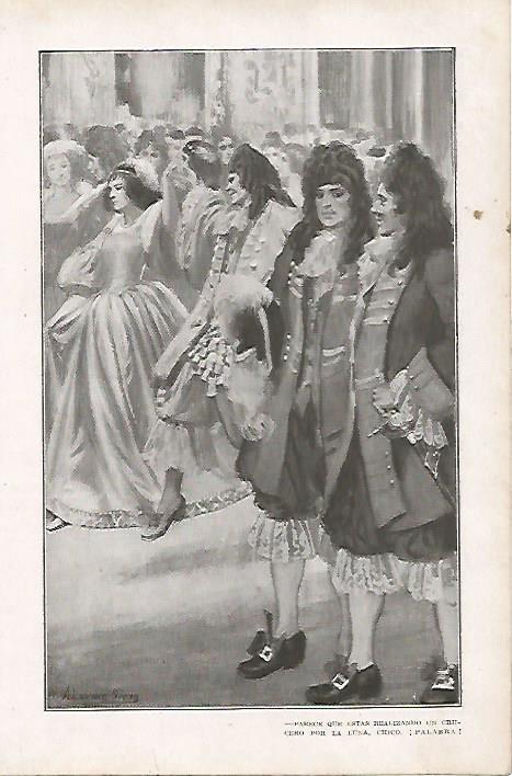 LAMINA BLANCO Y NEGRO 8164: Ilusracion de A. Lozano Sidro