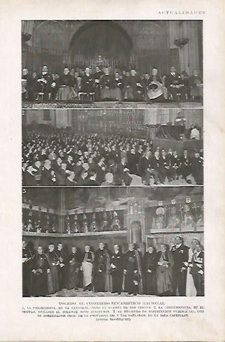 LAMINA BLANCO Y NEGRO 8169: Congreso Eucaristico Nacional en Toledo