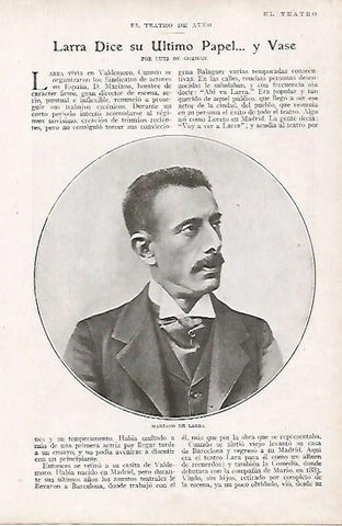 LAMINA BLANCO Y NEGRO 8181: Mariano de Larra
