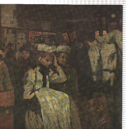 Hollande: Laminas  19 y 20: Le dam le soir par Georges Hendrik Breitner y Amsterdam