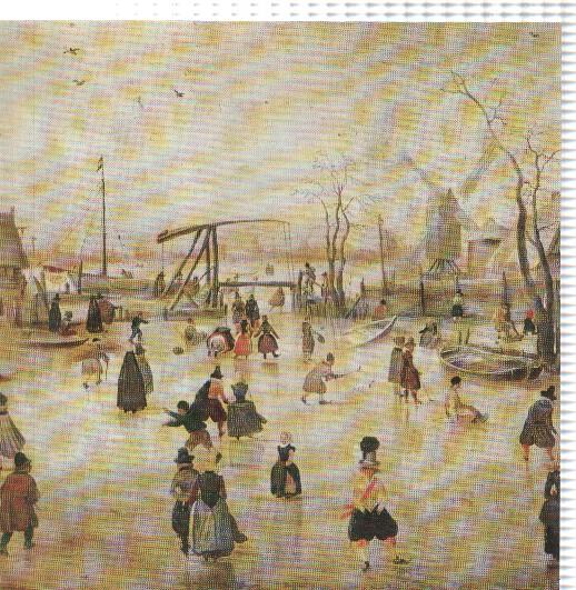 Hollande: Laminas  33 y 34: Ebats sur la glace  par Hendrick Avercamp y Zwolle