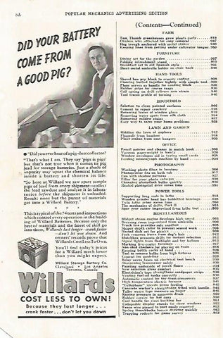 LAMINA 8194: Publicidad de Willards