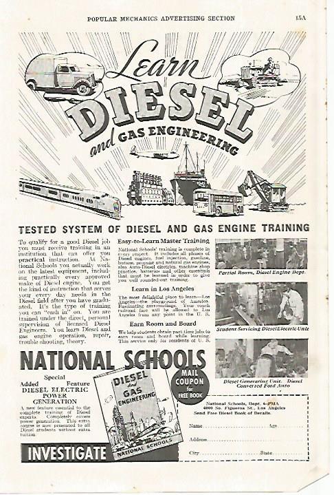 LAMINA 8198: Publicidad de National Schools