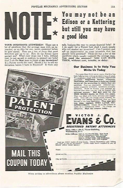 LAMINA 8203: Publicidad de Patent Protection