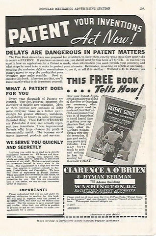 LAMINA 8205: Publicidad de Patent Guide