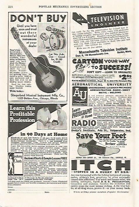LAMINA 8206: Publicidad de Slingerland Musical Instruments of Chicago