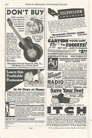 LAMINA 8206: Publicidad de Slingerland Musical Instruments of Chicago