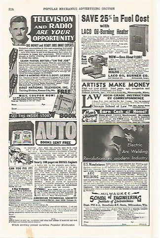LAMINA 8209: Publicidad de Auto Books