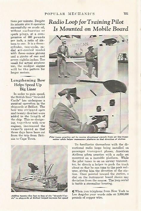LAMINA 8227: Radio Loop for training pilots
