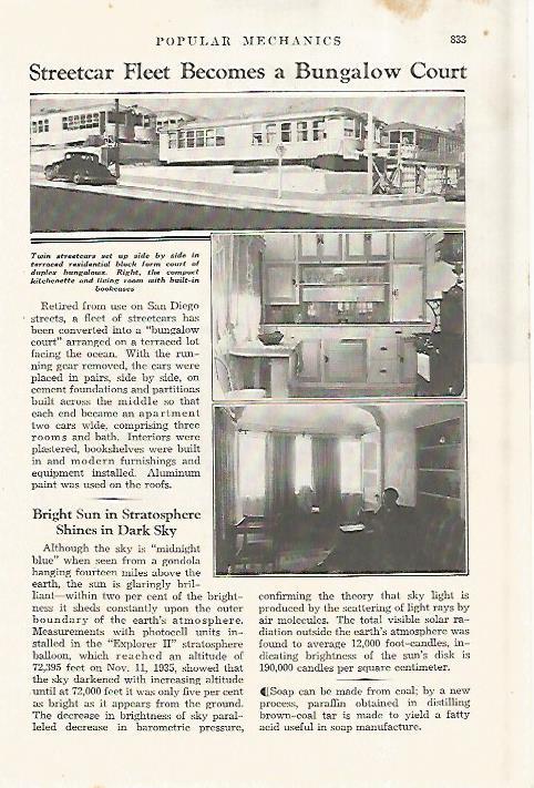 LAMINA 8228: Streetcar fleet becomes a bungalow court