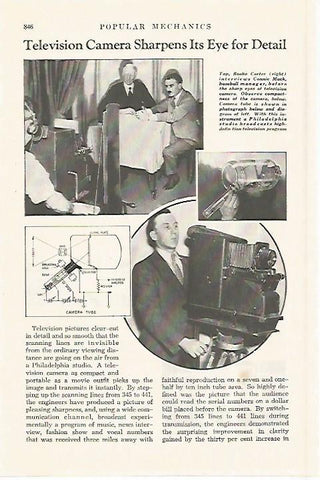 LAMINA 8234: Television camera