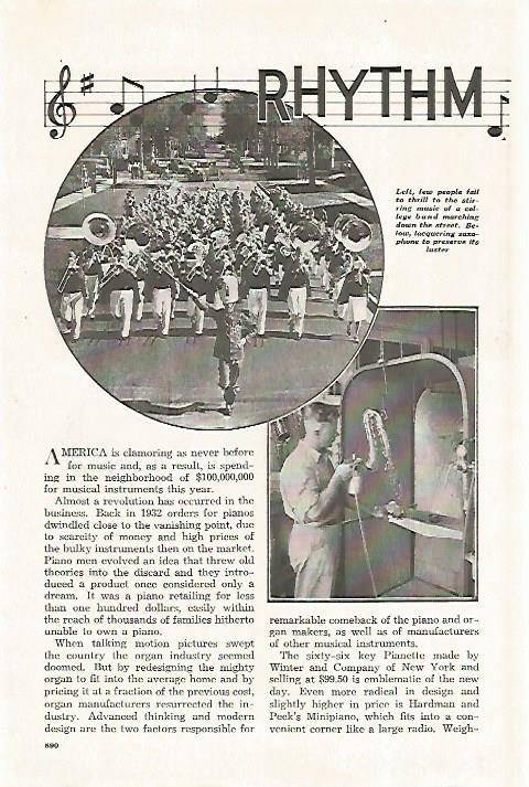 LAMINA 8256: College Band