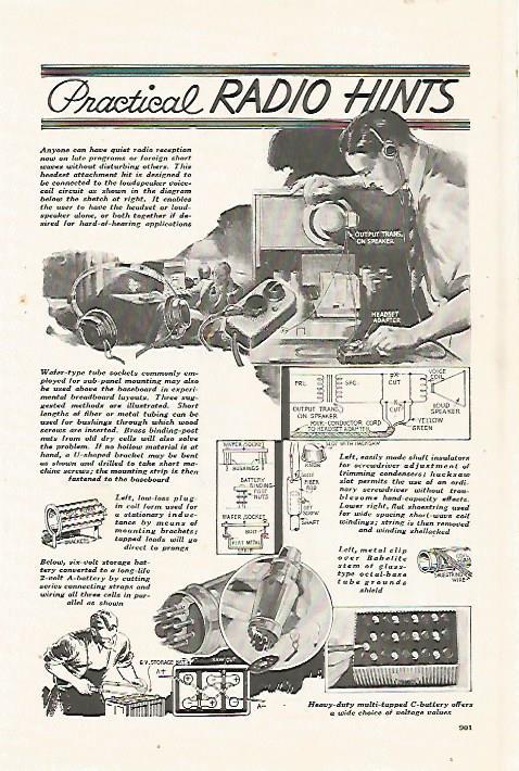 LAMINA 8262: Practical Radio Hints