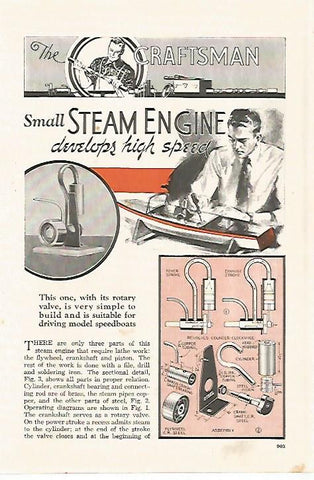 LAMINA 8263: Small Steam Engine