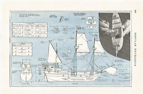 LAMINA 8269: Maqueta de barco