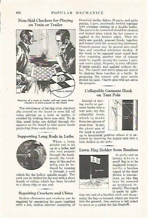LAMINA 8270: Noticias varias de la revista Popular Mechanics