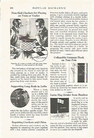 LAMINA 8270: Noticias varias de la revista Popular Mechanics