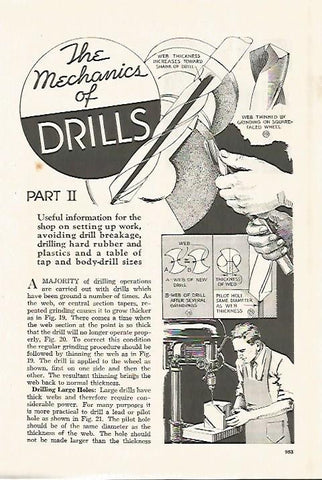 LAMINA 8288: The Mechanics of drills