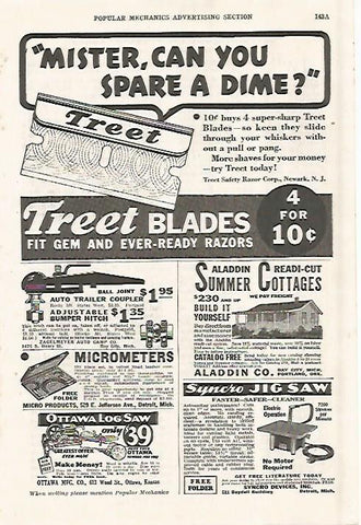 LAMINA 8307: Publicidad de Treet blades