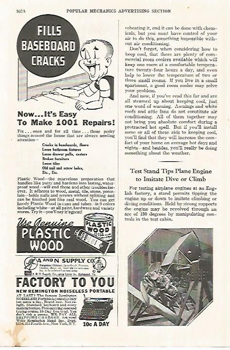 LAMINA 8316: Publicidad de Plastic Wood