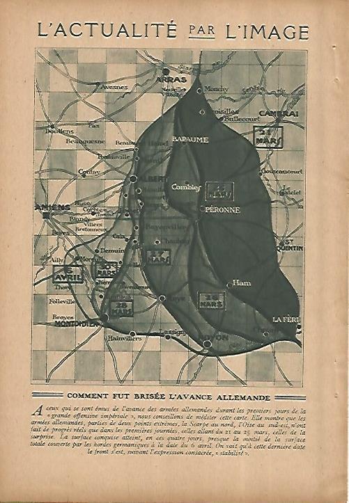 LAMINA 8327: Avance de Alemania en la Primera Guerra Mundial