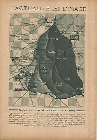 LAMINA 8327: Avance de Alemania en la Primera Guerra Mundial