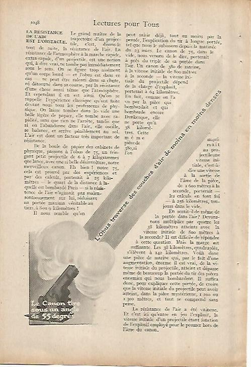 LAMINA 8338: Cañon en angulo de 55 grados