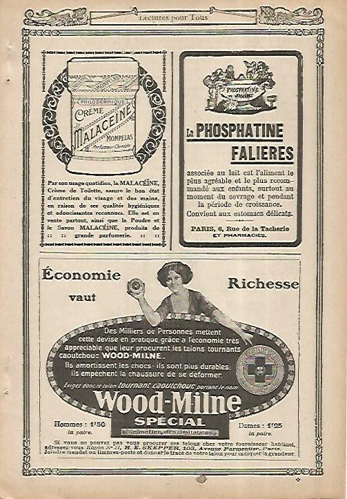 LAMINA 8350: Publicidad de Wood-Milne