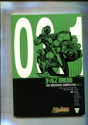 El Juez Dredd los archivos completos volumen 03.1