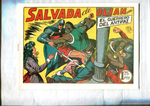Facsimil: El Guerrero del Antifaz numero 108: Salvada de Olian